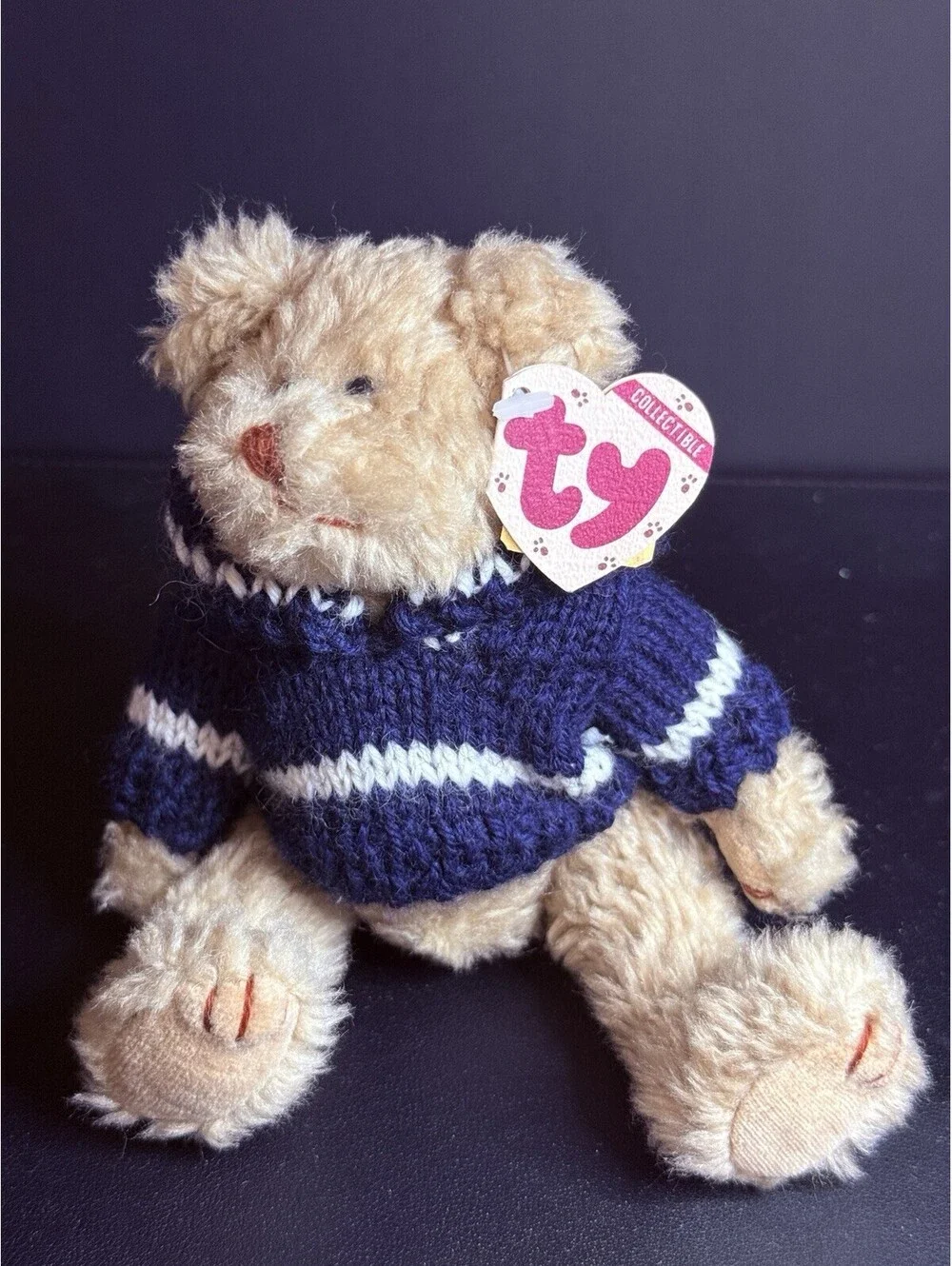 NWT Ty 1993 Fraser Teddy Bear Style #6010, 5.5x3.5” FREE SHIPPING
